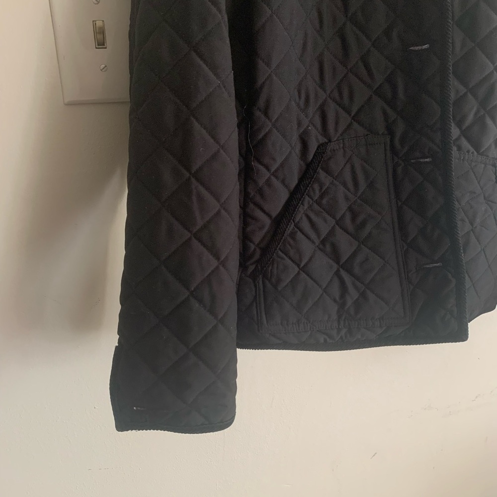 Chaps Black Quilted Jacket - image 4